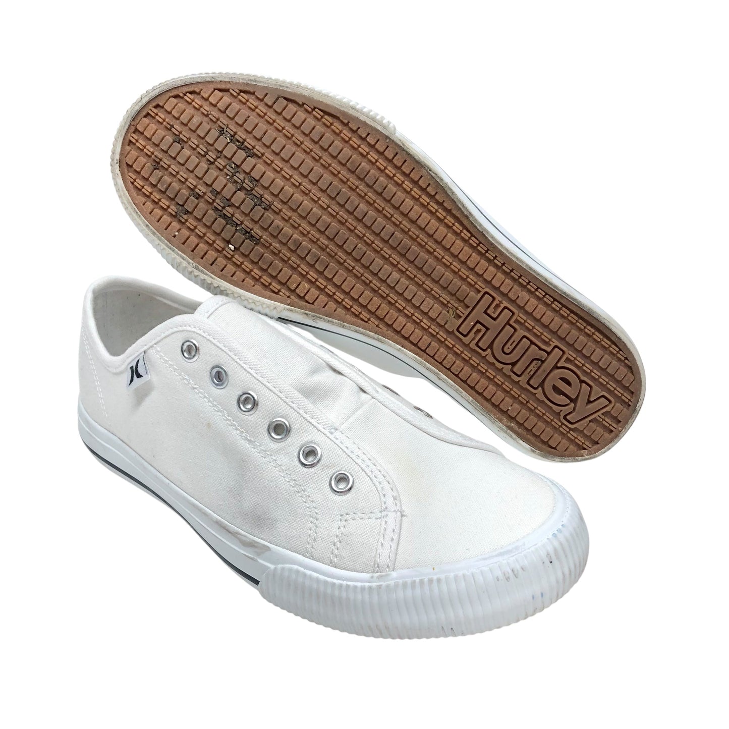 Shoes Sneakers By Clothes Mentor In White, Size: 6.5