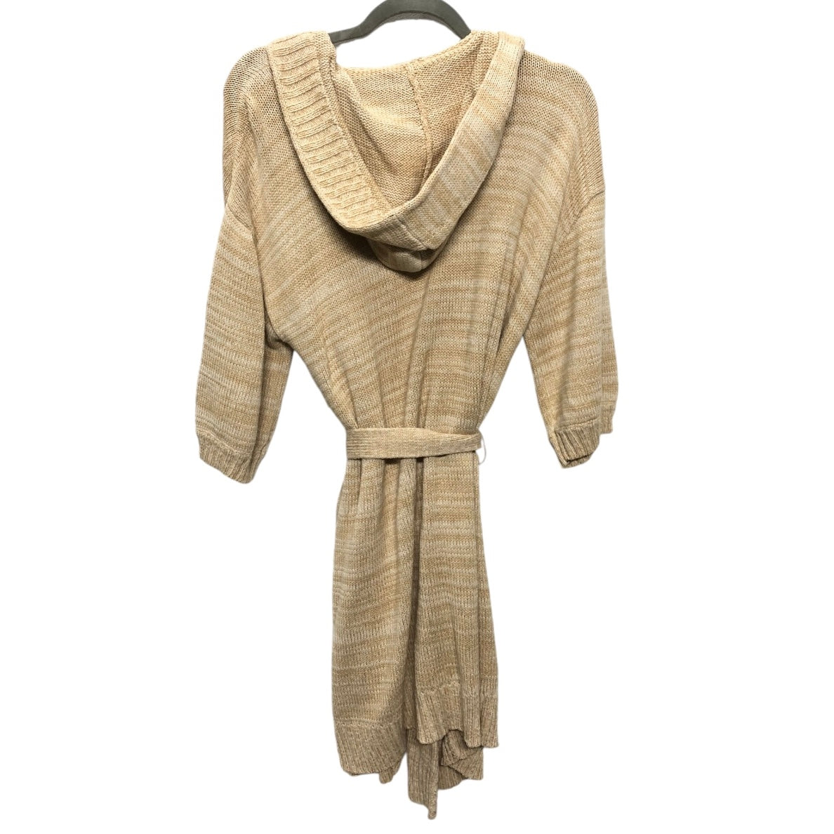 Sweater Cardigan By New York And Co In Beige, Size: L