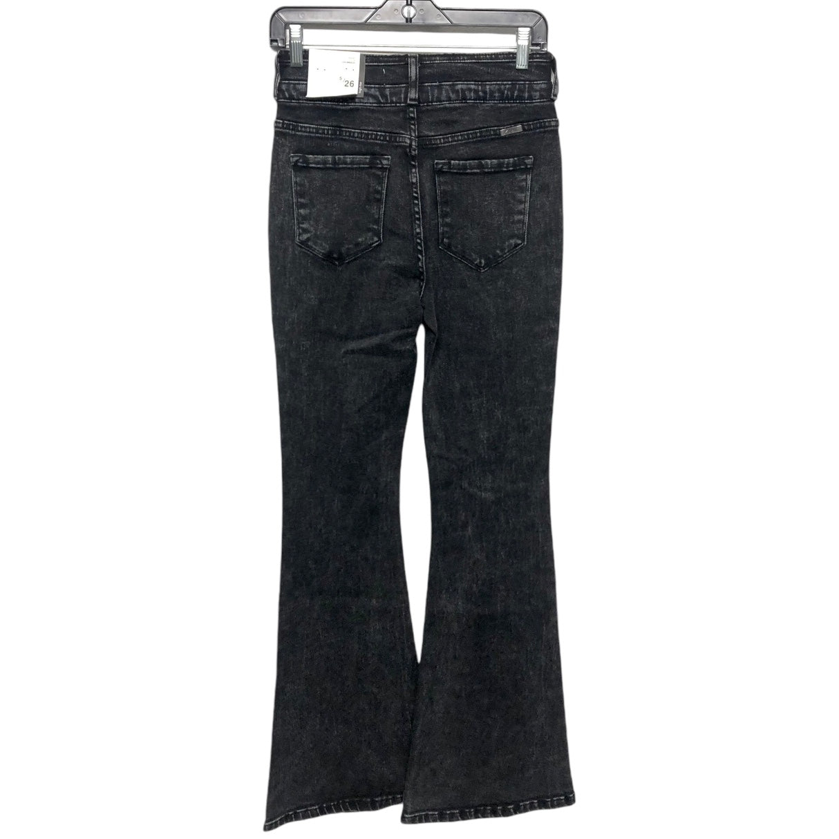 Jeans Flared By Kancan In Black Denim, Size: 4