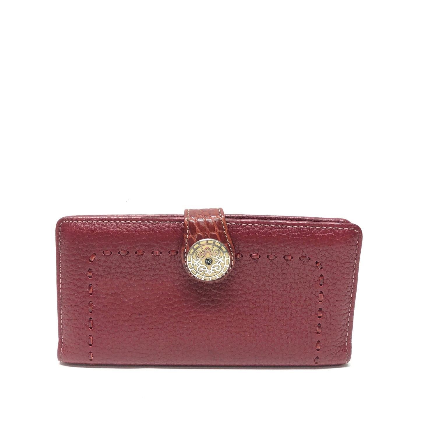 Wallet Leather By Brighton, Size: Medium