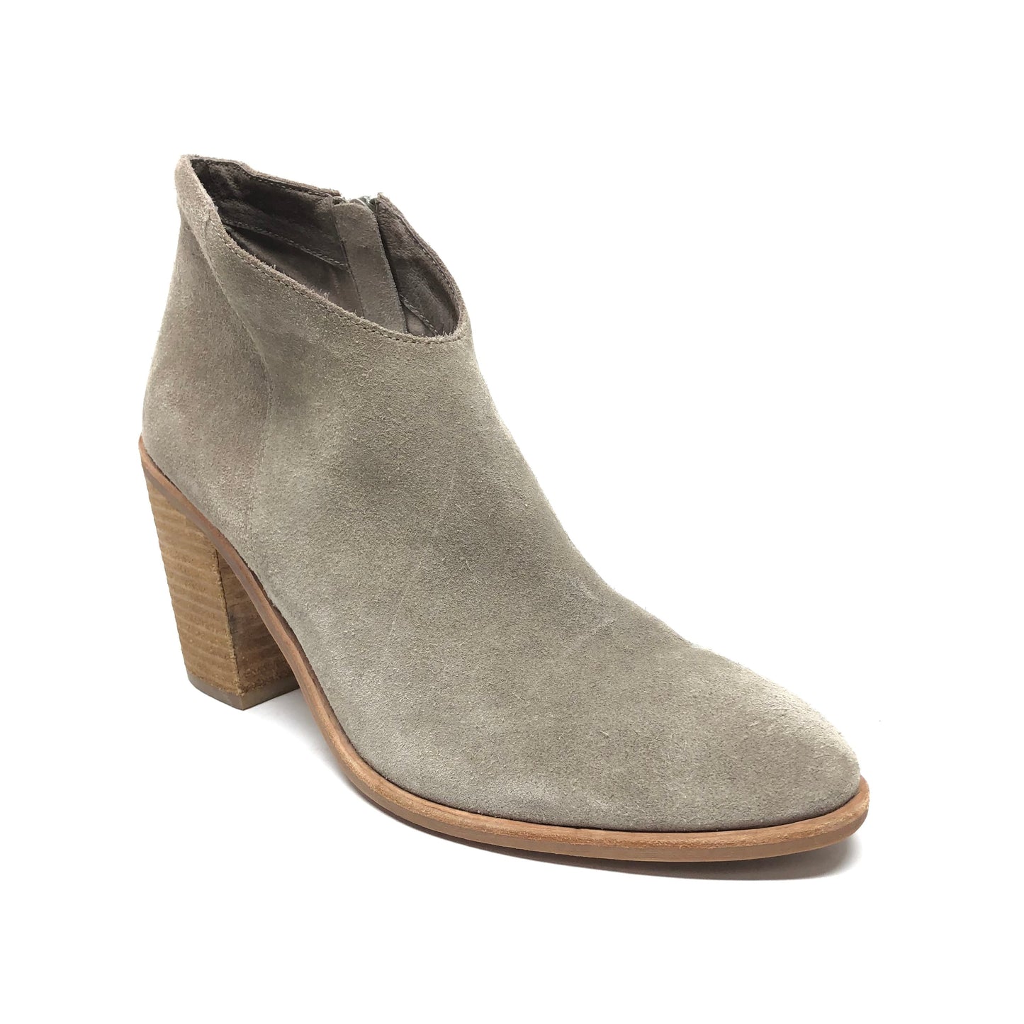 Boots Ankle Heels By Jeffery Campbell In Grey, Size: 9.5