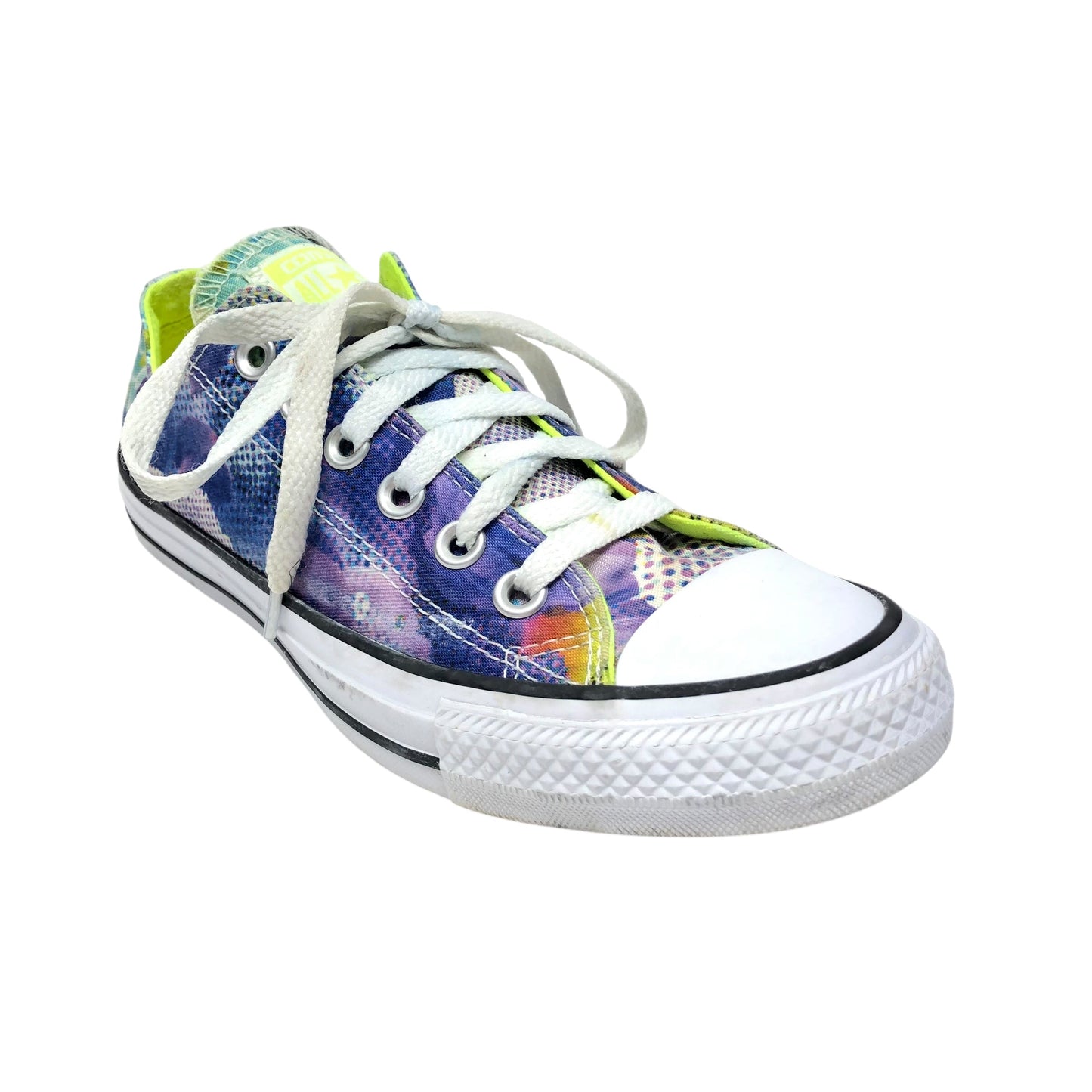 Shoes Sneakers By Converse In Blue & Purple, Size: 7