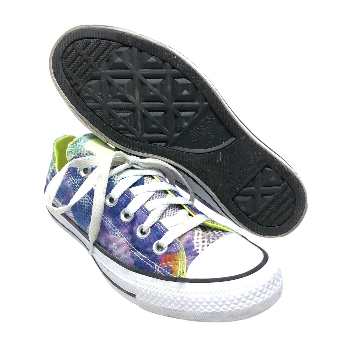 Shoes Sneakers By Converse In Blue & Purple, Size: 7