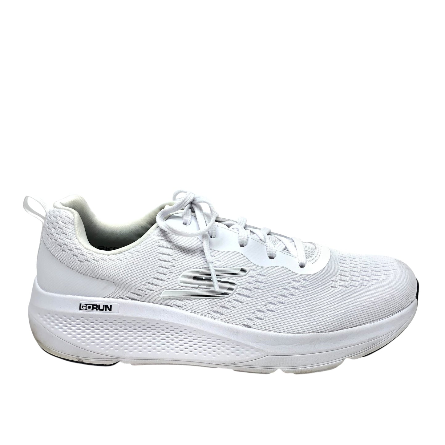 Shoes Athletic By Skechers In White, Size: 10