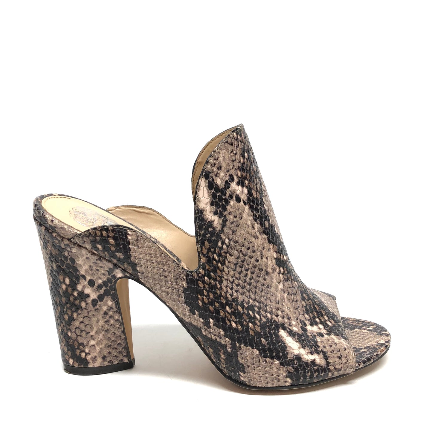 Shoes Heels Block By Vince Camuto In Snakeskin Print, Size: 9