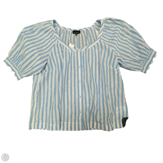 Top Short Sleeve By Talbots In Blue, Size: Xs