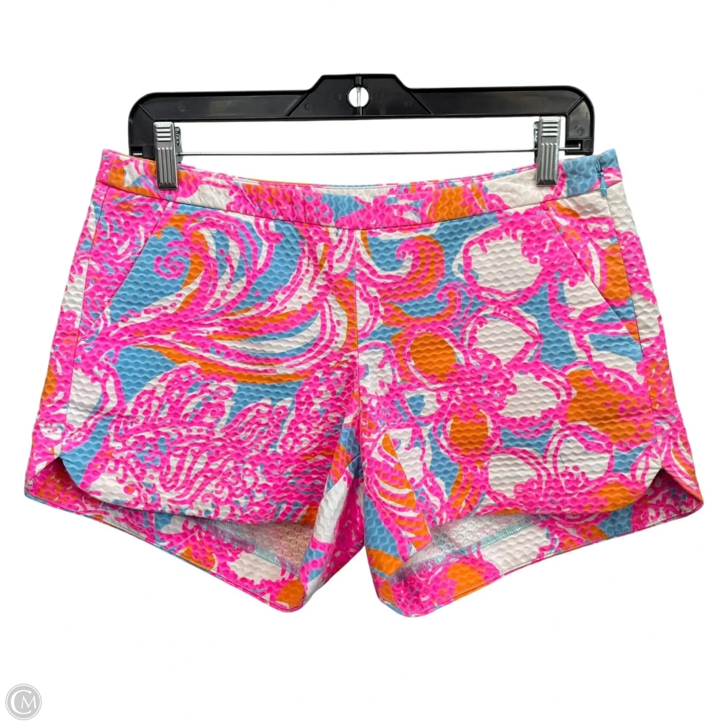 Shorts Designer By Lilly Pulitzer In Blue & Pink, Size: 2