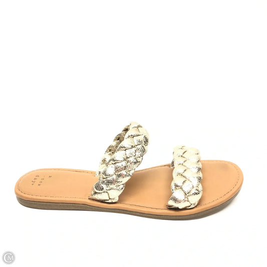 Sandals Flats By A New Day In Gold, Size: 9
