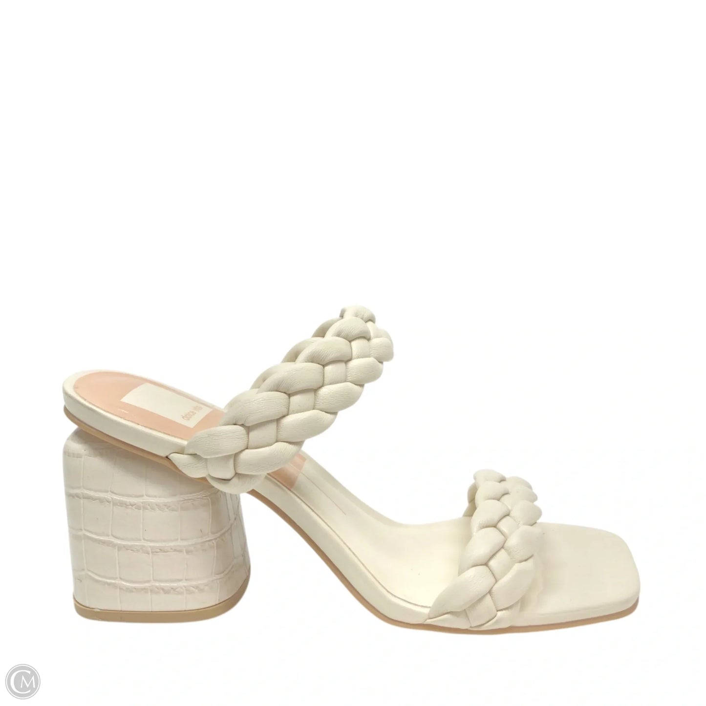 Sandals Heels Block By Dolce Vita In Beige, Size: 8