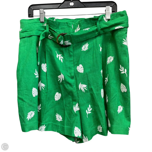 Shorts By Ann Taylor In Green, Size: 14