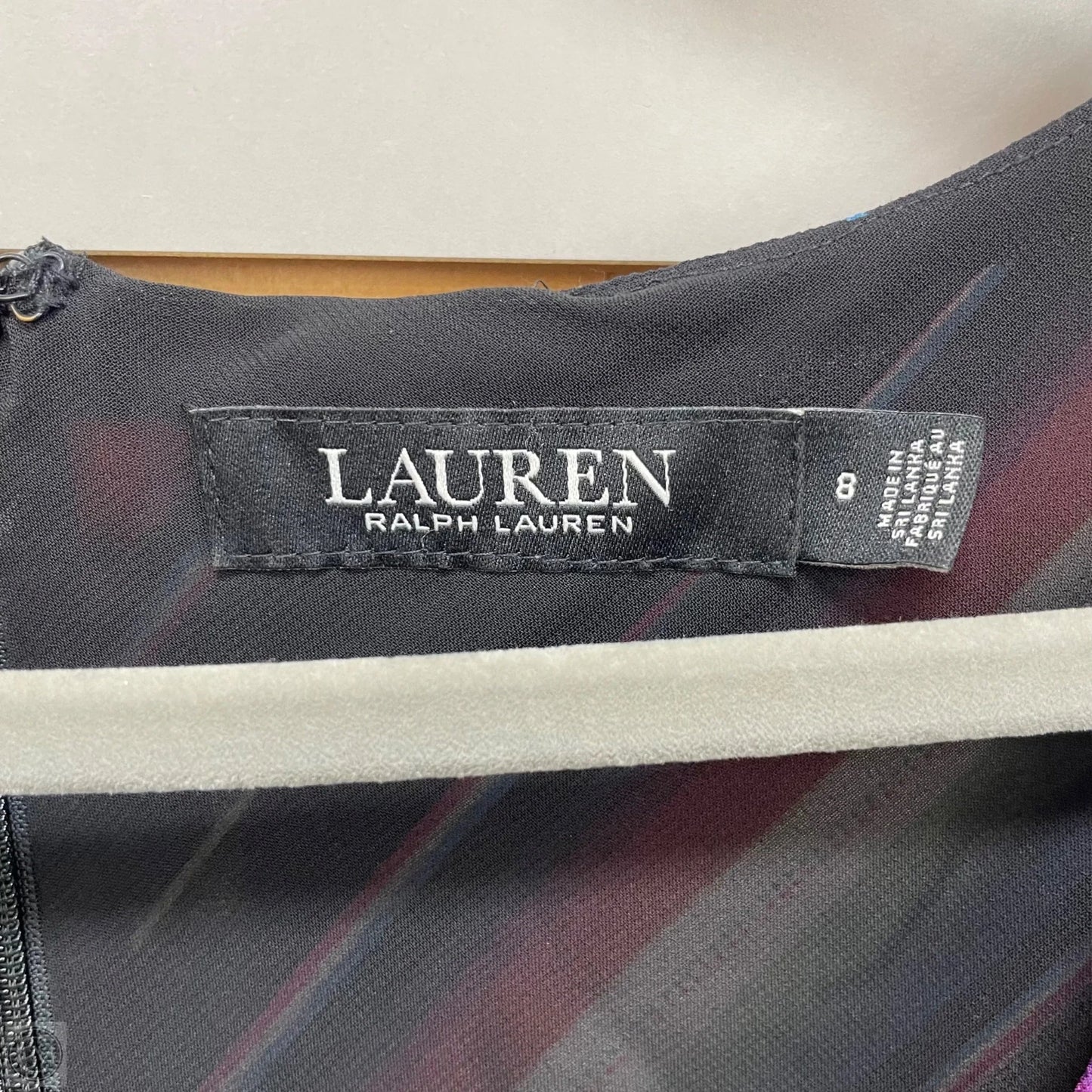 Dress Casual Midi By Lauren By Ralph Lauren In Multi-colored, Size: 8