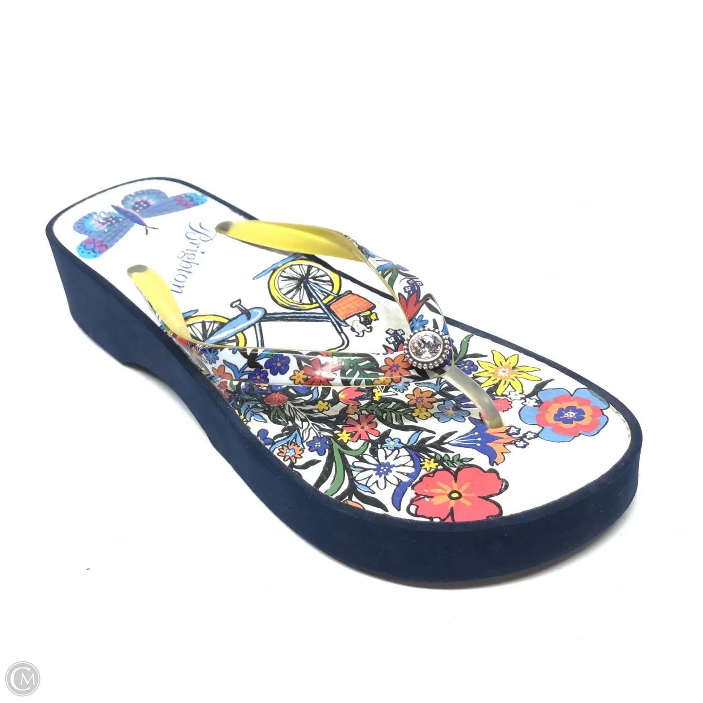 Sandals Flip Flops By Brighton In Multi-colored, Size: 6
