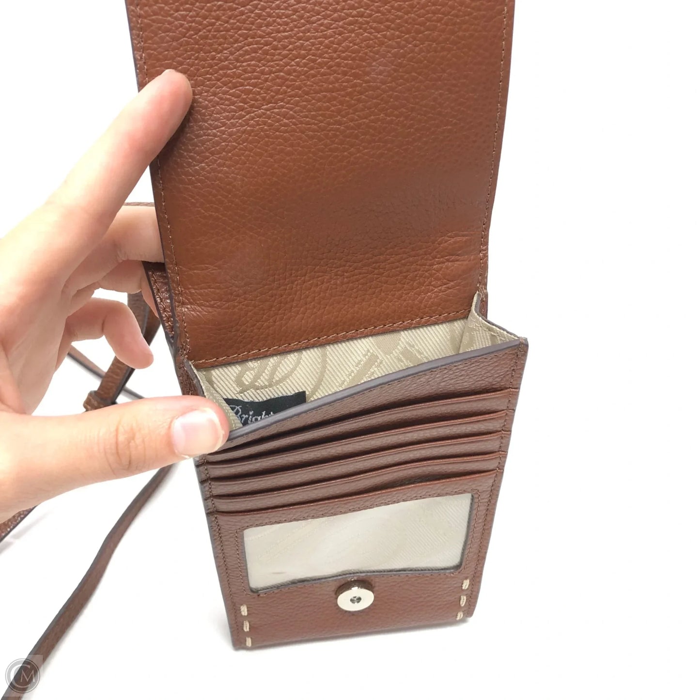 Crossbody Leather By Brighton, Size: Small