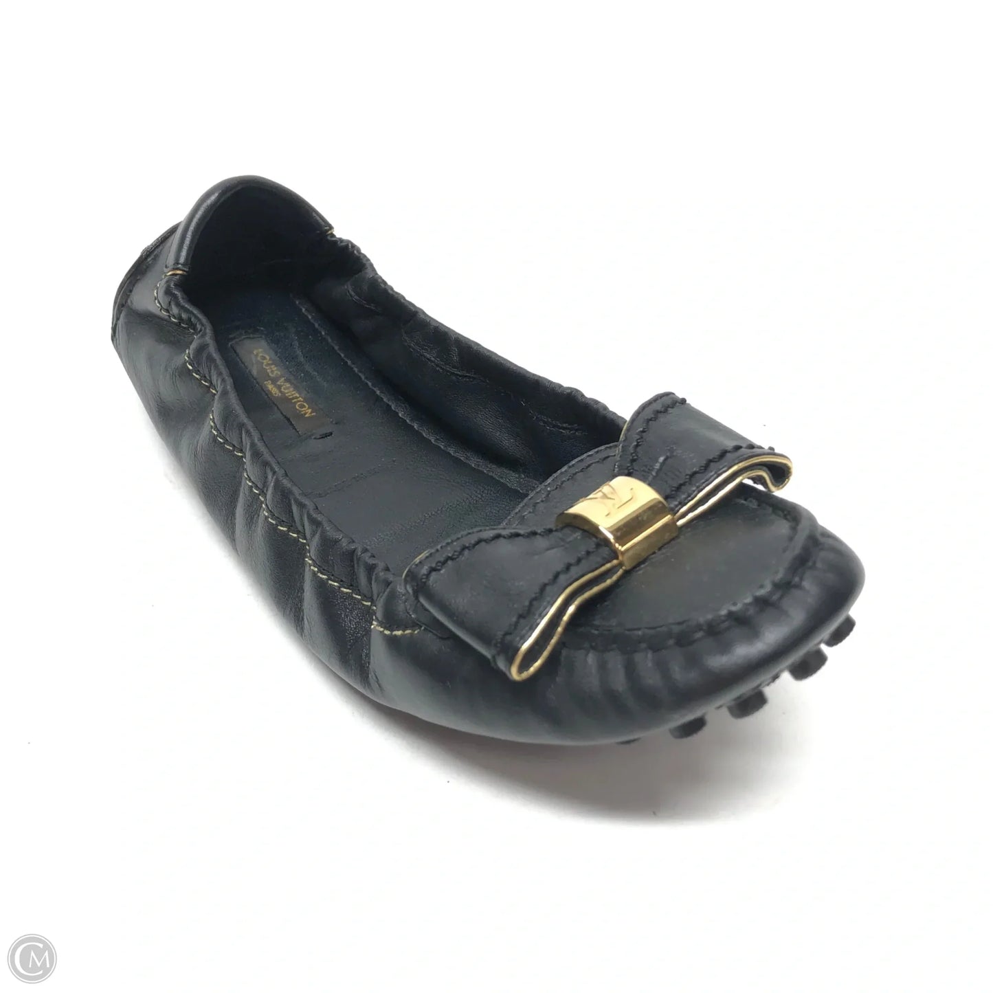 Shoes Luxury Designer By Louis Vuitton In Black, Size: 7.5