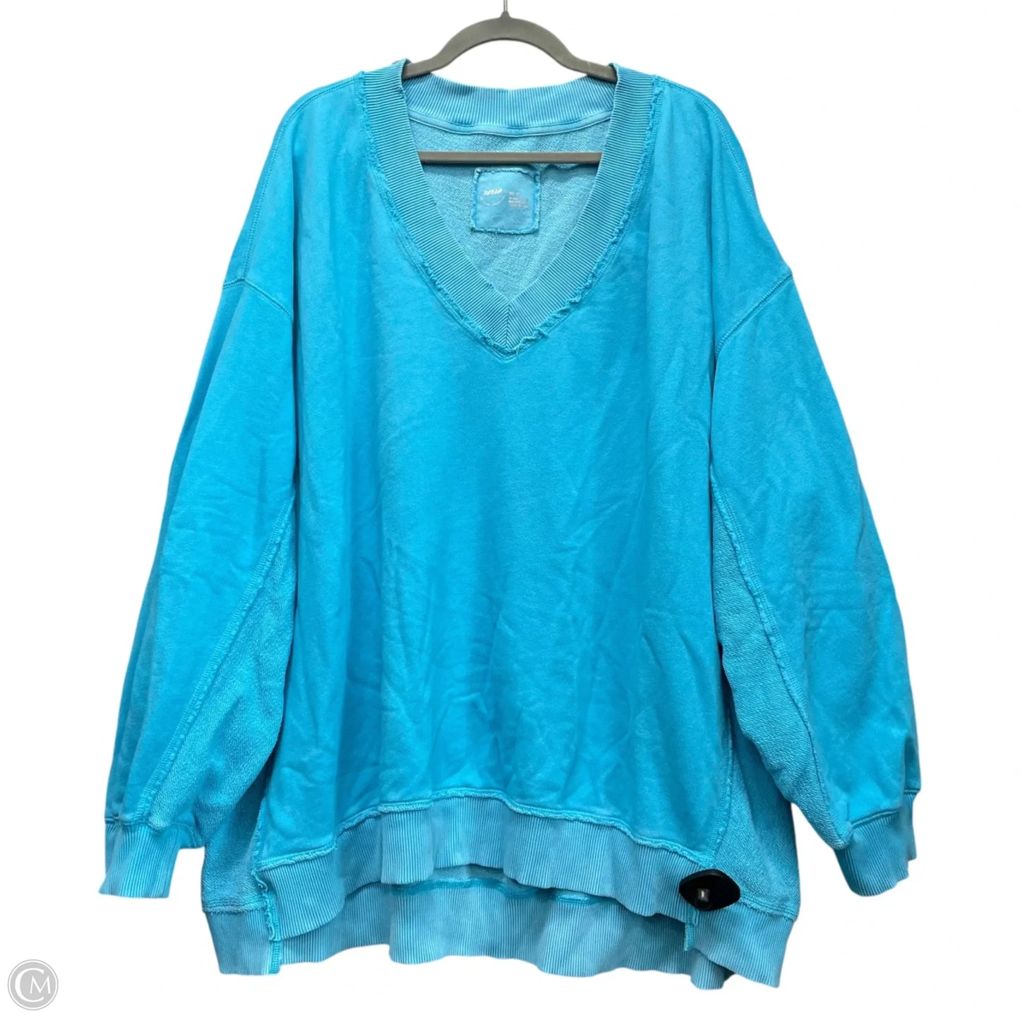 Sweatshirt Crewneck By Aerie In Aqua, Size: Xxl