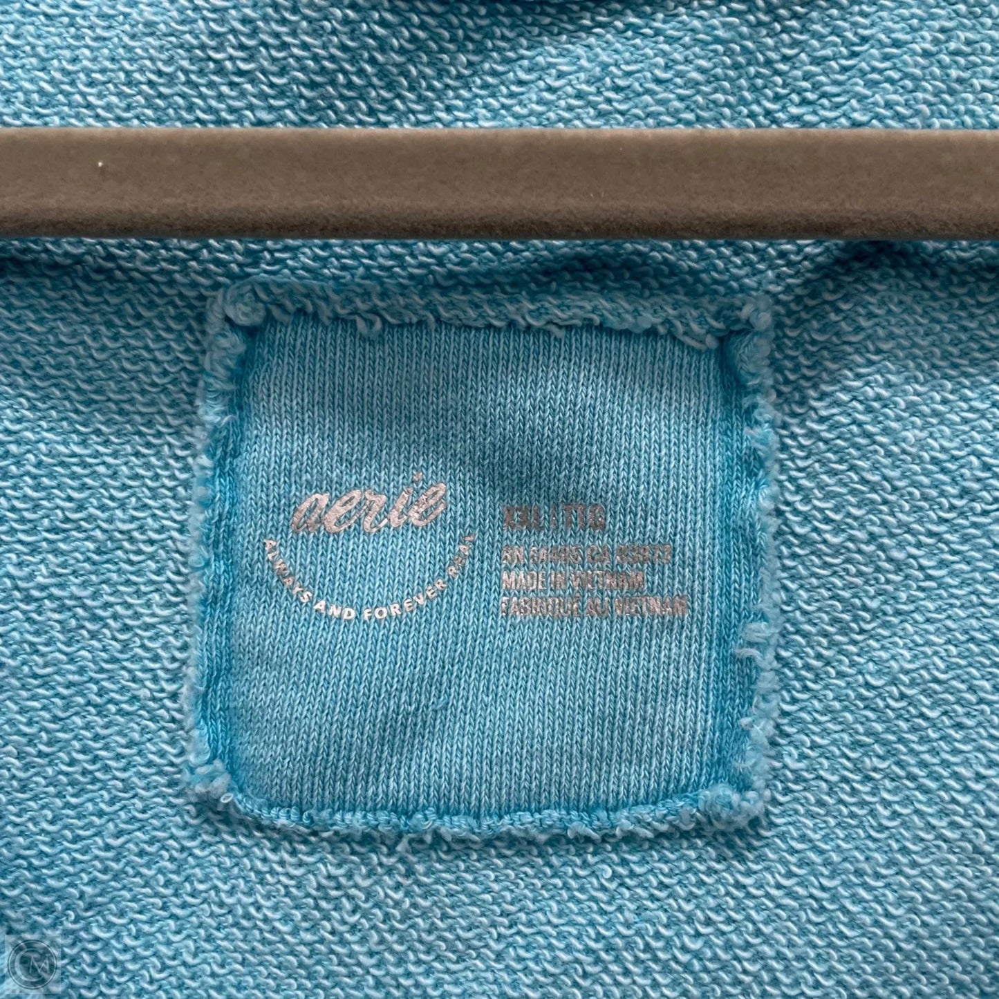 Sweatshirt Crewneck By Aerie In Aqua, Size: Xxl