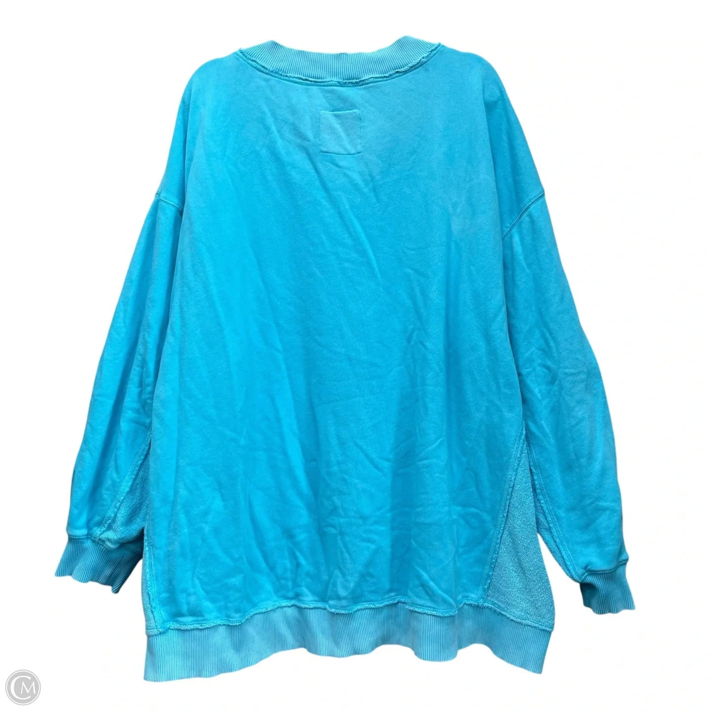 Sweatshirt Crewneck By Aerie In Aqua, Size: Xxl