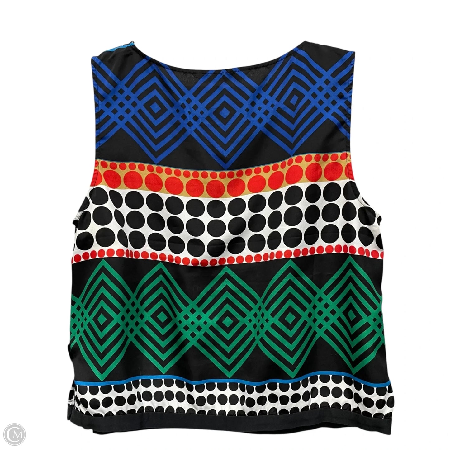 Top Sleeveless By Trina Turk In Multi-colored, Size: L