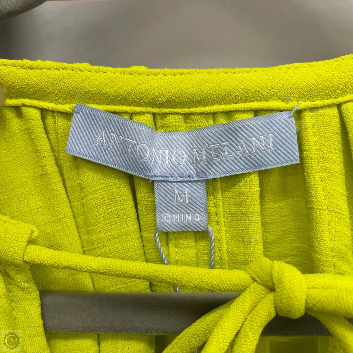 Dress Casual Short By Antonio Melani In Chartreuse, Size: M