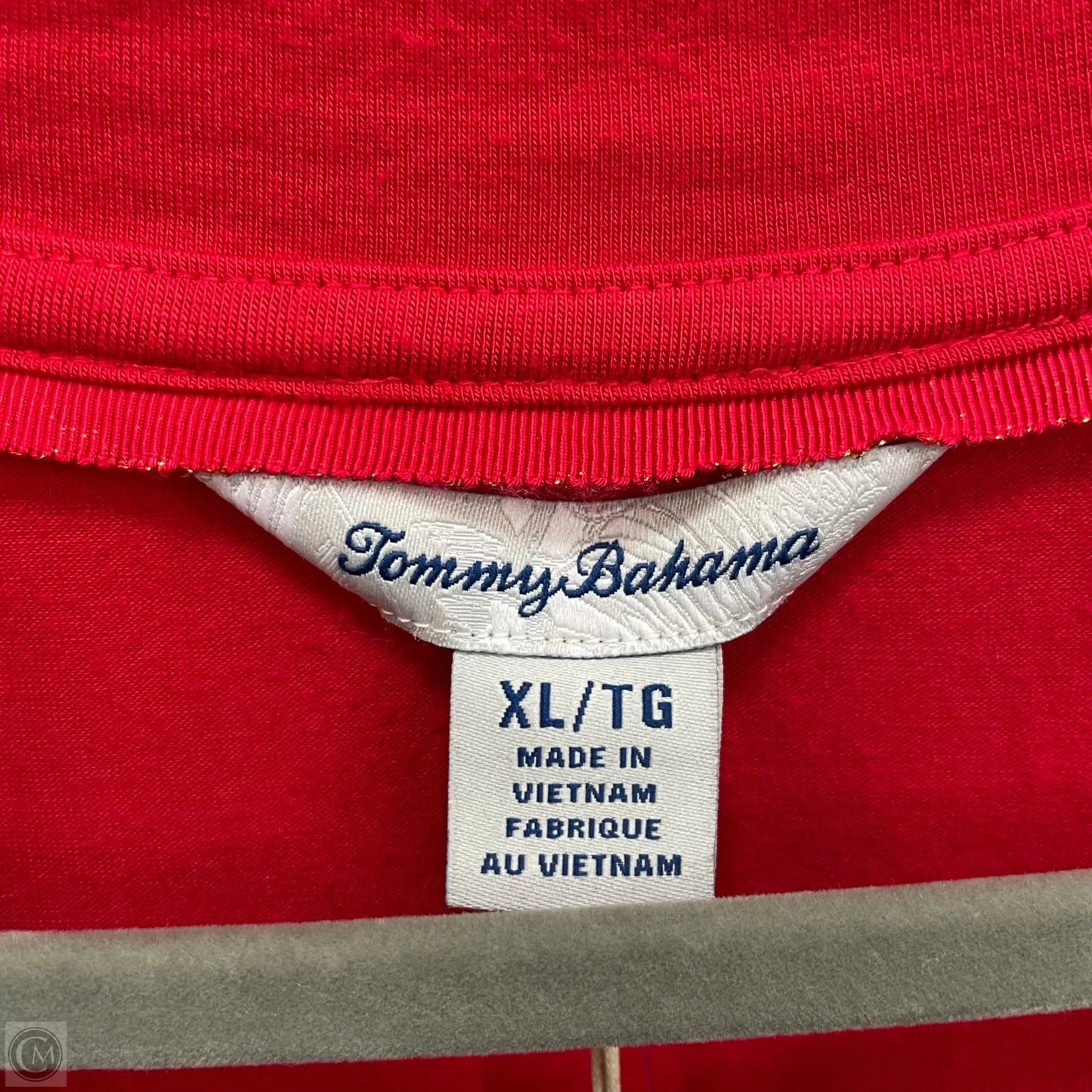 Top Long Sleeve Basic By Tommy Bahama In Red, Size: Xl