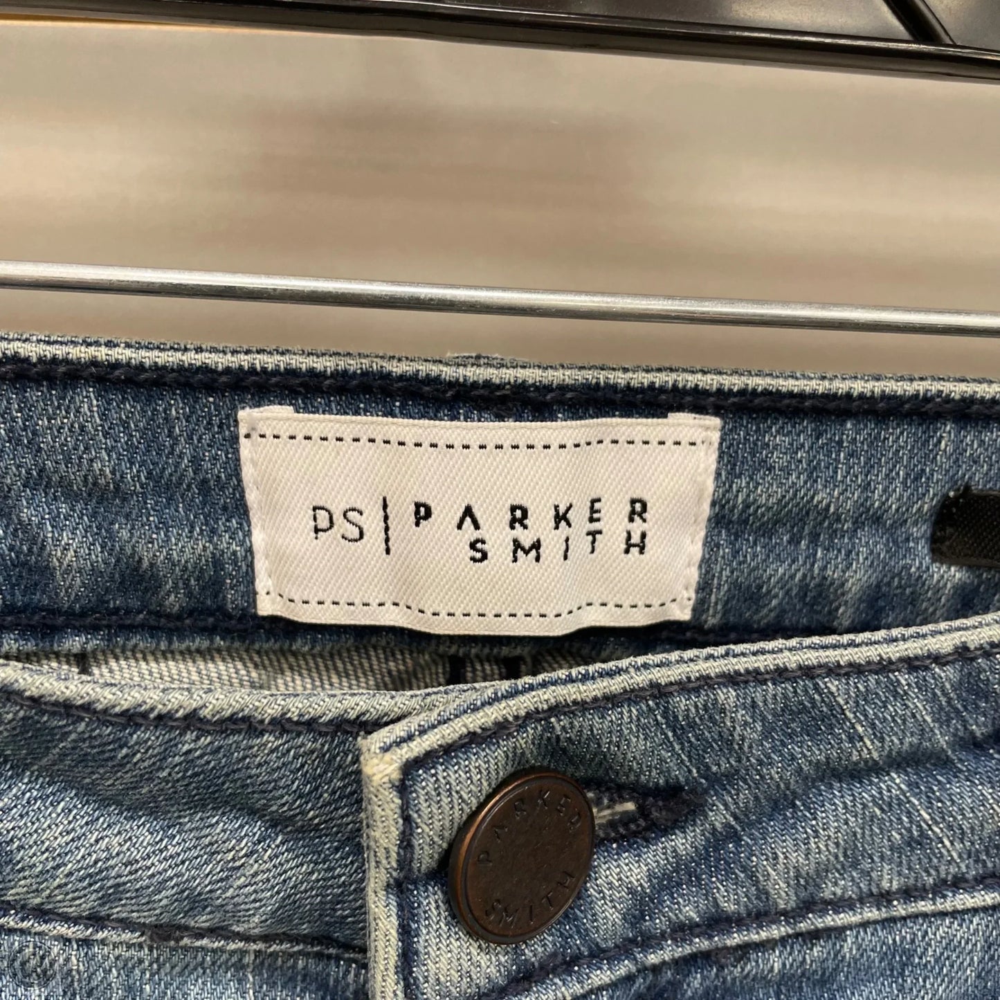 Jeans Straight By Parker Smith In Blue Denim, Size: 6