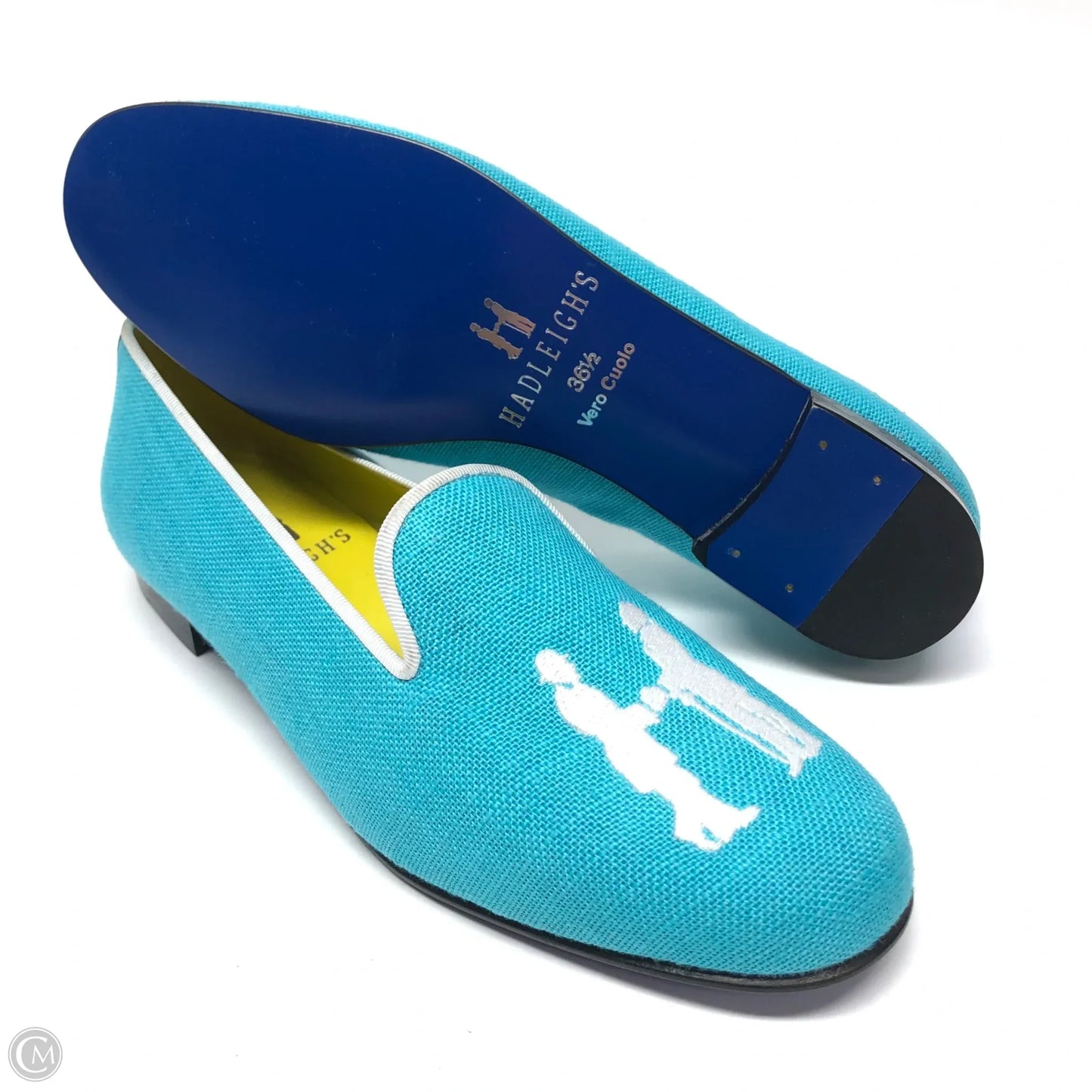 Shoes Flats By Hadleighs In Aqua, Size: 6.5
