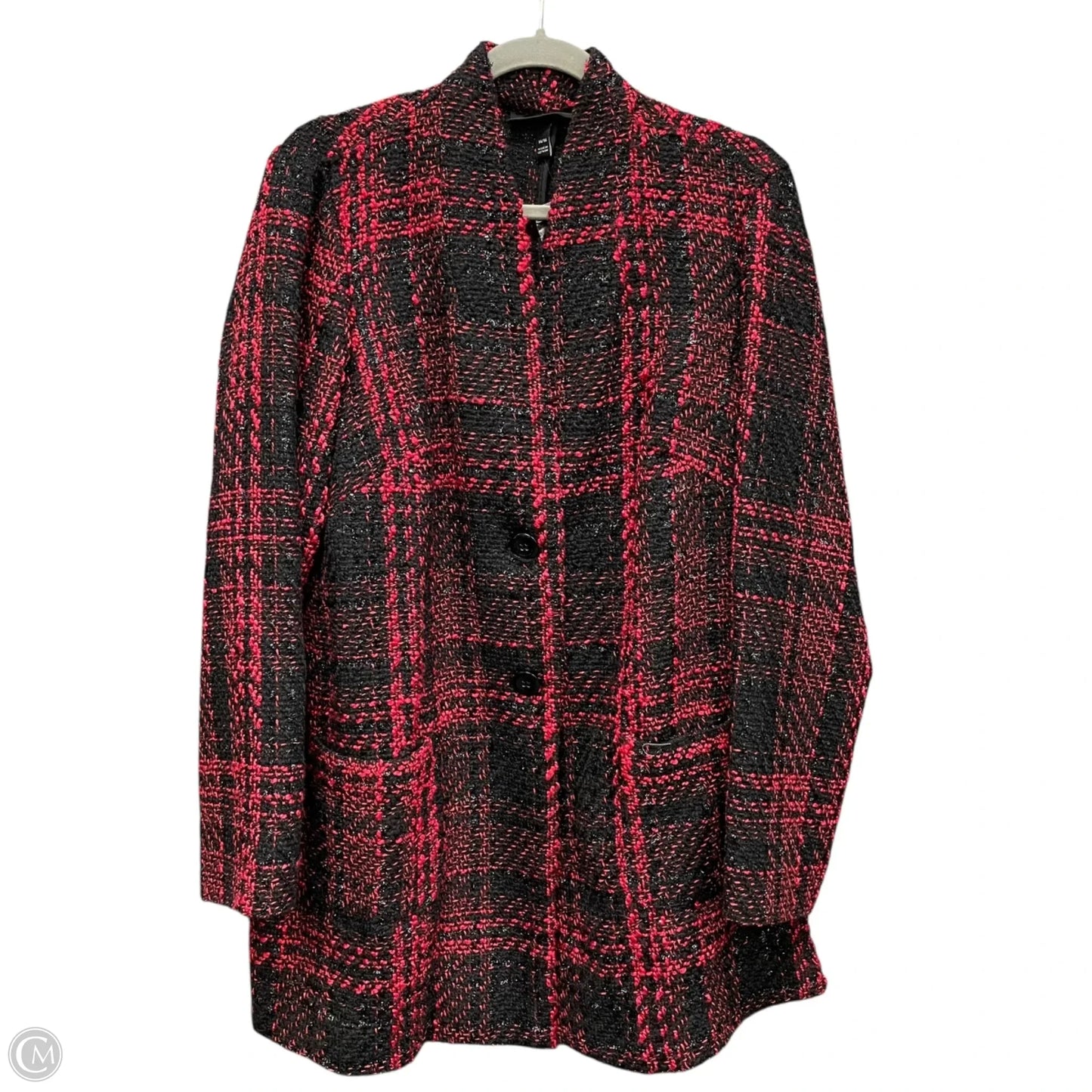 Blazer By Lane Bryant In Black & Red, Size: 14