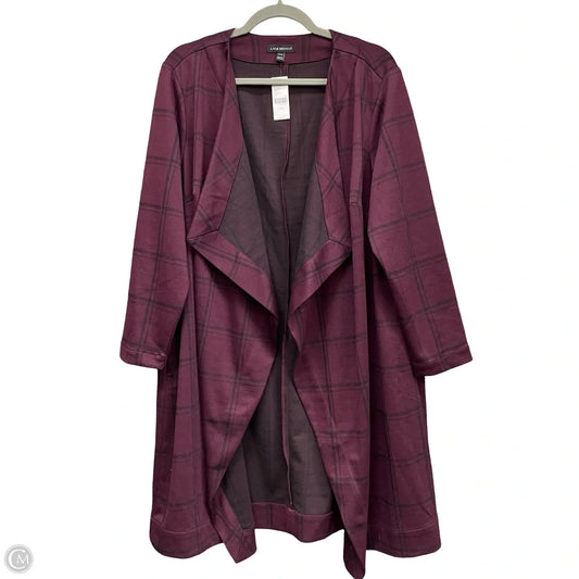 Blazer By Lane Bryant In Maroon, Size: 16