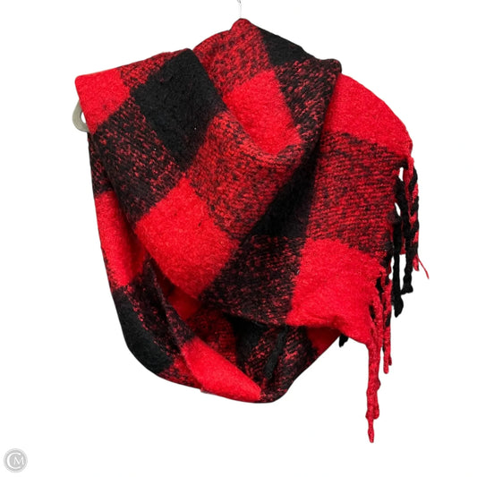 Scarf Winter By Betsey Johnson In Black & Red