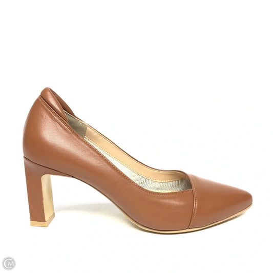 Shoes Heels Block By Clothes Mentor In Brown, Size: 5.5