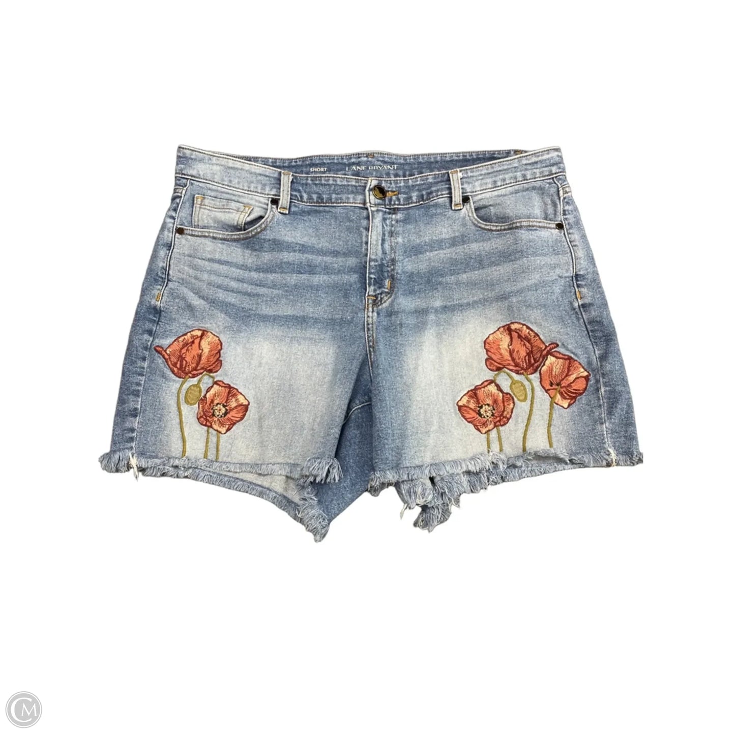 Shorts By Lane Bryant In Blue, Size: 16