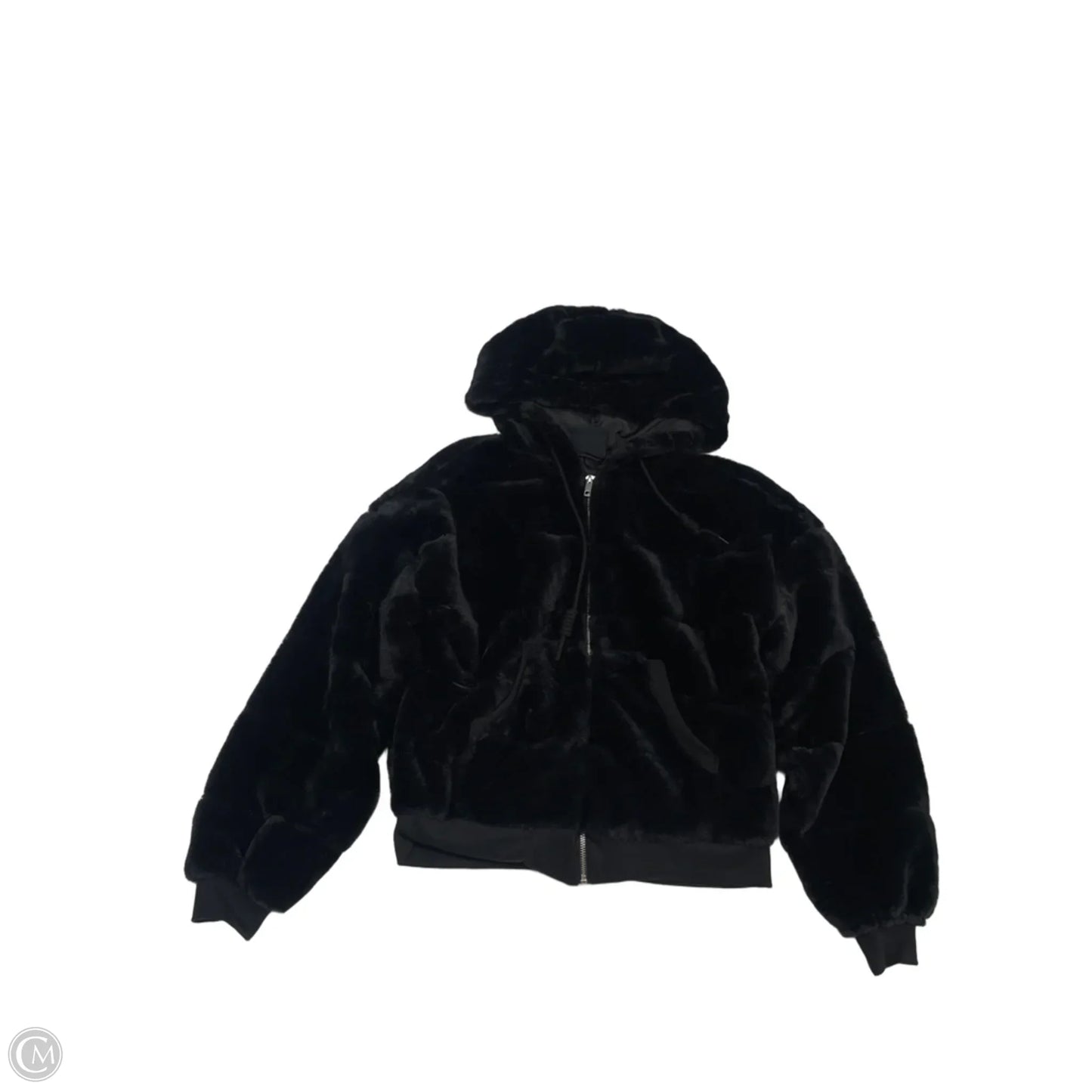Jacket Faux Fur & Sherpa By Jolie & Joy In Black, Size: M
