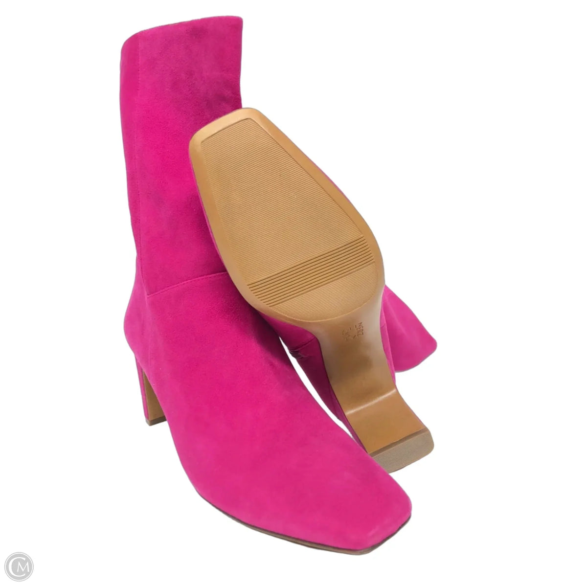 Boots Ankle Heels By Naturalizer In Pink, Size: 10