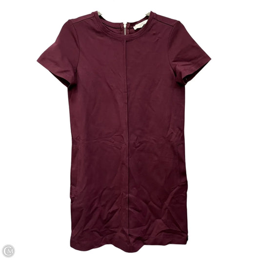 Dress Casual Short By Loft In Maroon, Size: Xsp
