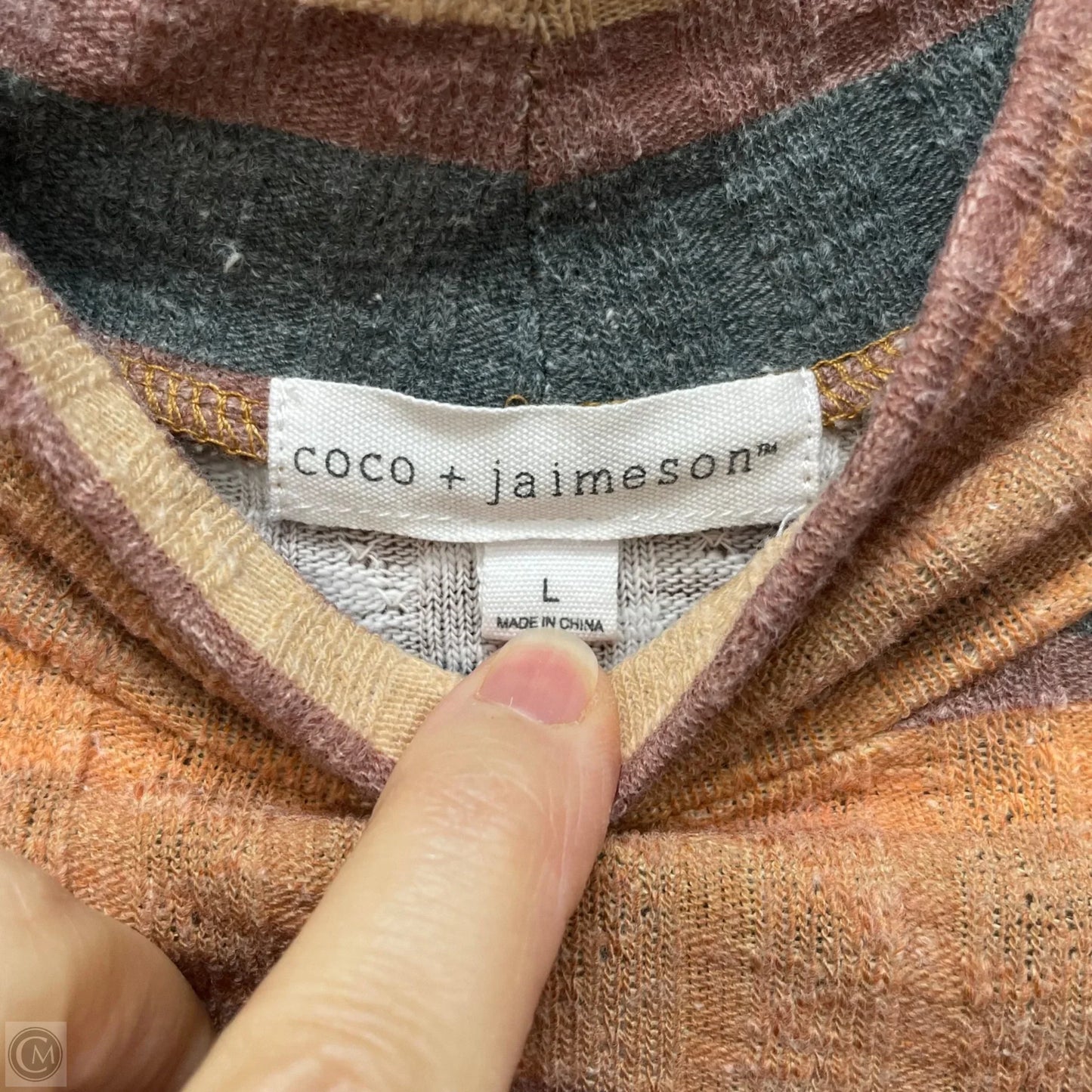 Top Short Sleeve By Coco + Jaimeson In Orange, Size: L