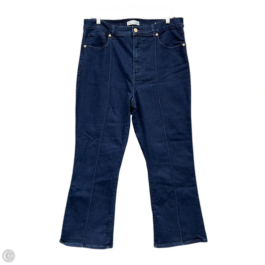 Jeans Boot Cut By Loft In Blue Denim, Size: 12