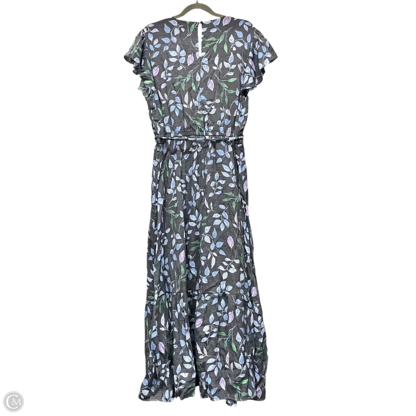 Dress Casual Midi By Lane Bryant In Blue & Green, Size: 20