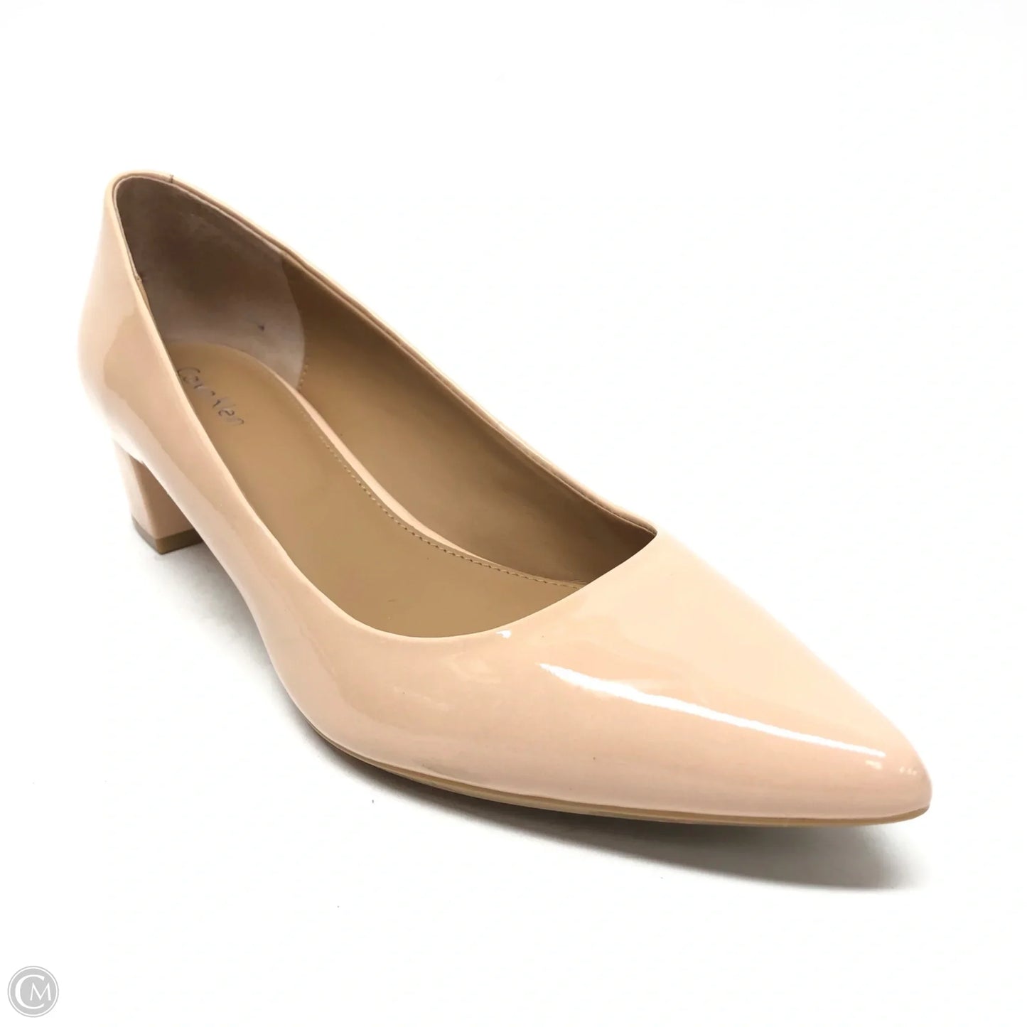 Shoes Heels Block By Calvin Klein In Cream, Size: 9.5
