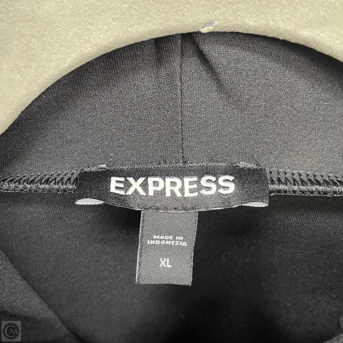 Sweatshirt Hoodie By Express In Black, Size: Xl