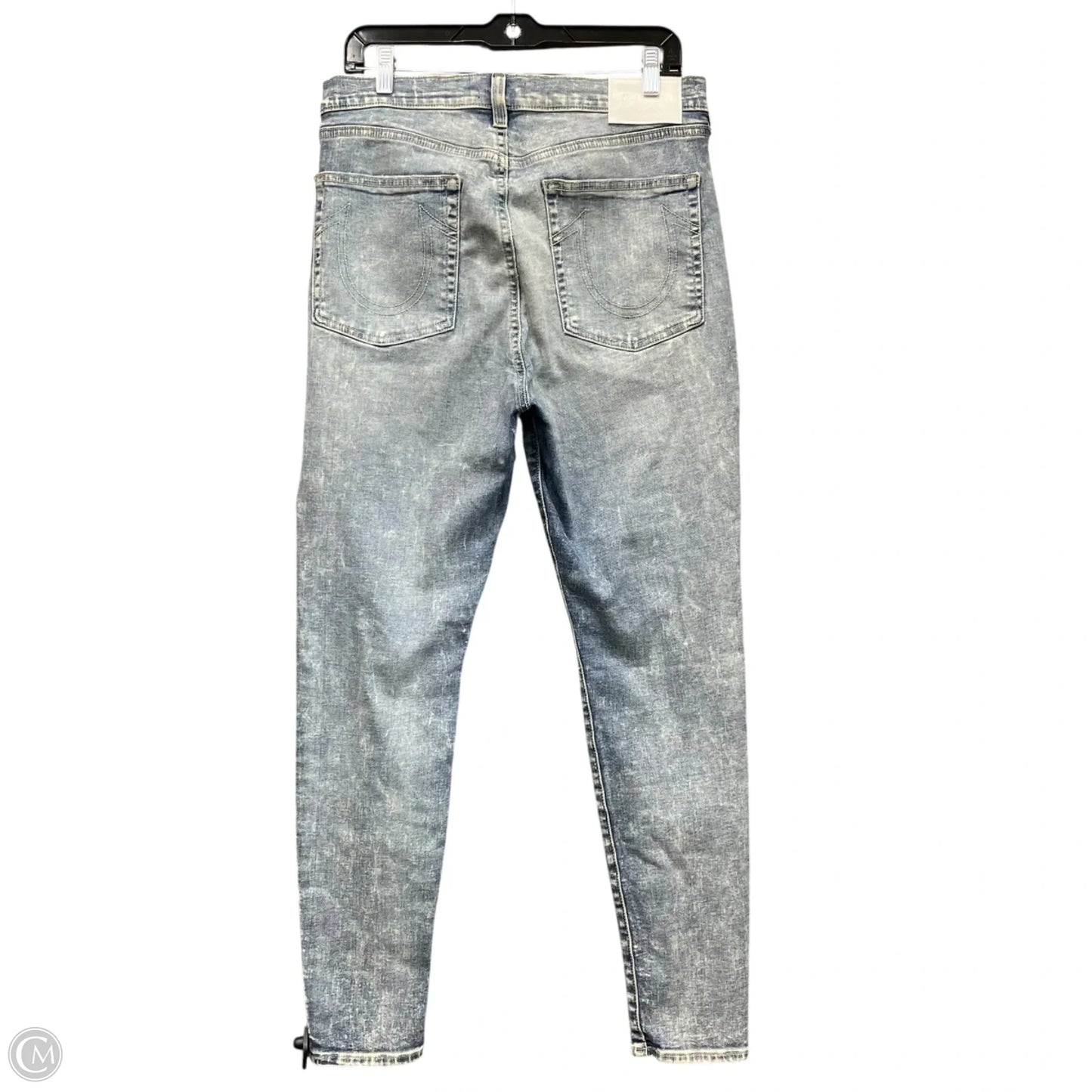 Jeans Skinny By True Religion In Blue Denim, Size: 16
