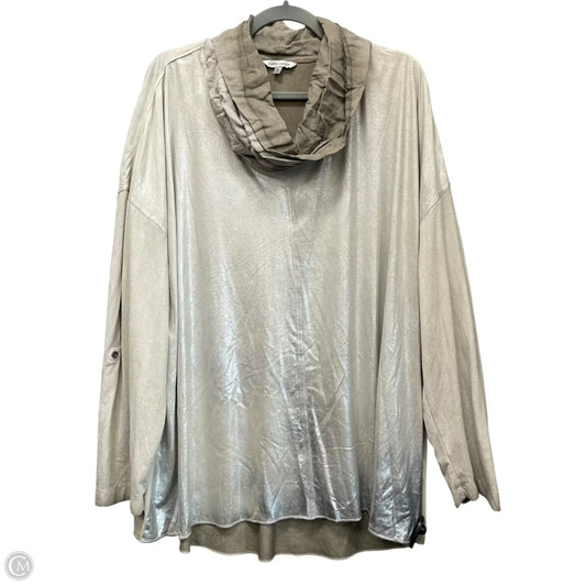 Tunic Long Sleeve By John Mark In Beige, Size: Xl