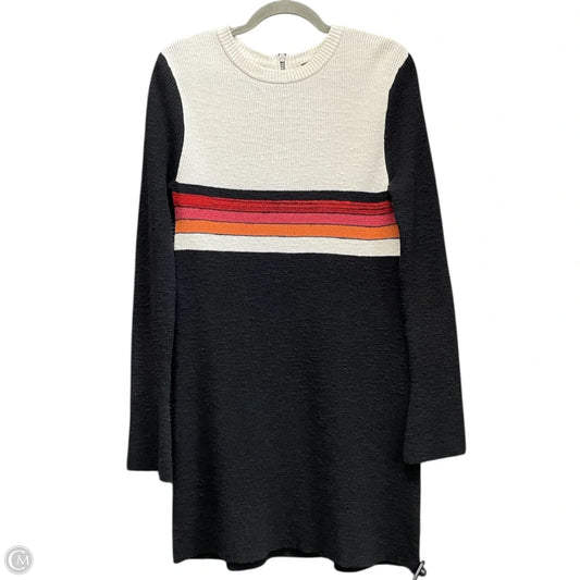 Dress Sweater By Free People In Black & White, Size: Xs
