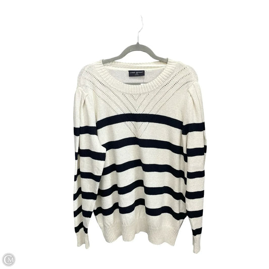 Sweater By Lane Bryant In Black & Cream, Size: 1x