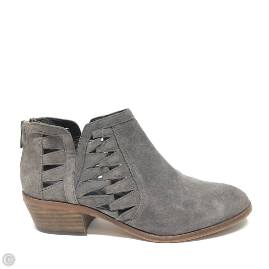Boots Ankle Heels By Vince Camuto In Grey, Size: 8