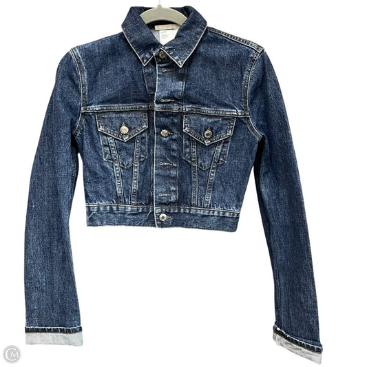 Jacket Denim By Helmut Lang In Blue, Size: Xs