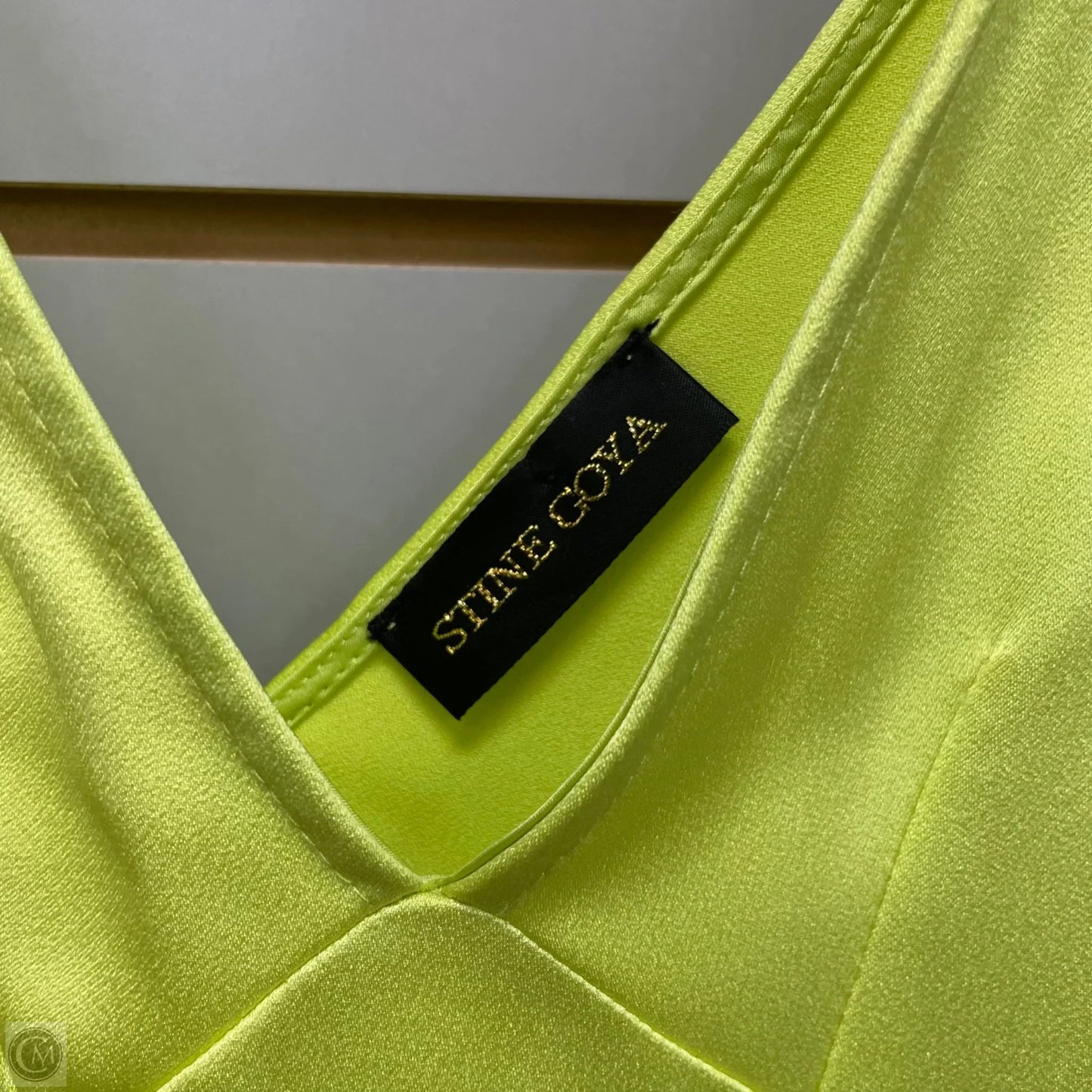 Dress Party Short By Cmb In Chartreuse, Size: Xs