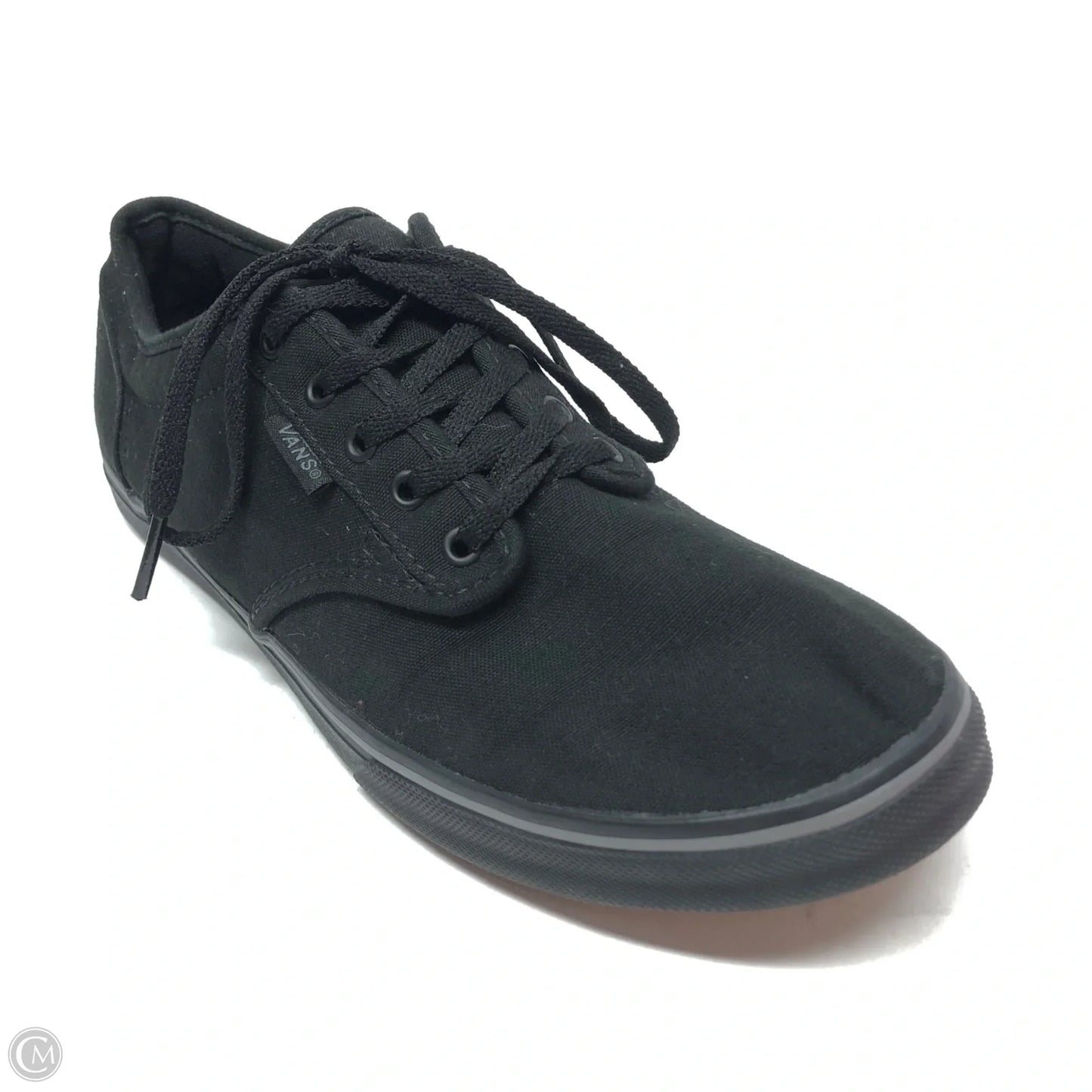 Shoes Flats By Vans In Black, Size: 9.5