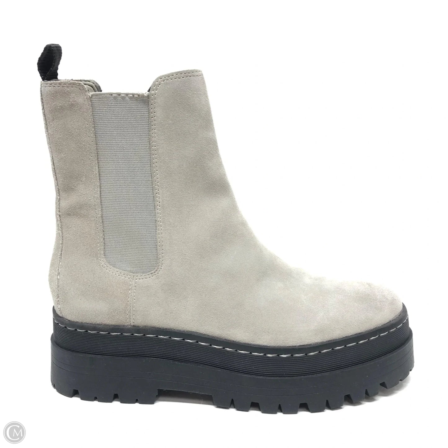 Boots Ankle Flats By Marc Fisher In Grey, Size: 10