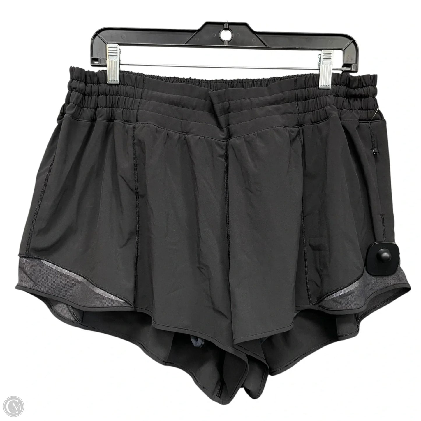 Athletic Shorts By Lululemon In Black, Size: 18