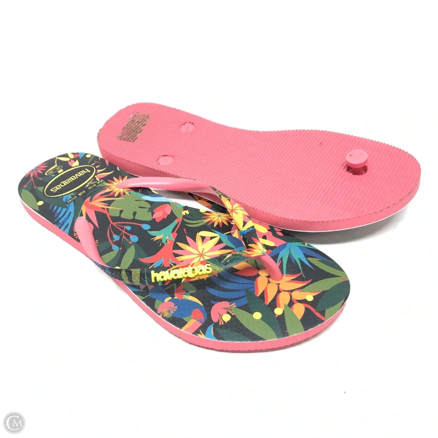 Sandals Flip Flops By Havaianas In Multi-colored, Size: 9